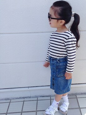 「おめかしコーデ」｜yuu___h_sさん（キッズ・110cm）の春コーディネート