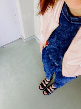 nk.momoさん（レディース・175cm）の春コーディネート