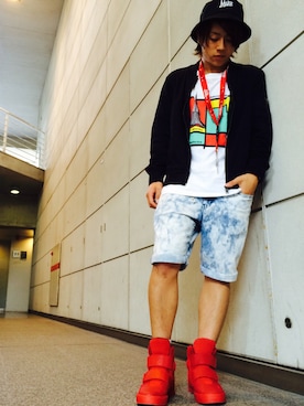 「NBA（エヌビーエー）のアイテム（アクセサリー）」を使った、ｊさん（メンズ・163cm）の秋コーディネート