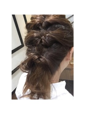 「くるりんぱヘアー」｜こまめさん（レディース・155cm）の冬コーディネート