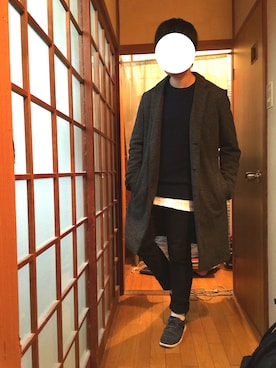 「BEAMS（ビームス）のアイテム（アナログ腕時計）」を使った、あっちゃんさん（メンズ・169cm）の秋コーディネート