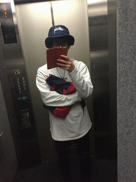 「Midnightのアイテム」を使った、Yukiya Matsumotoさん（メンズ・173cm）の冬コーディネート