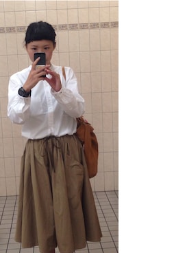 まるこ△さん（レディース・154cm）の秋コーディネート