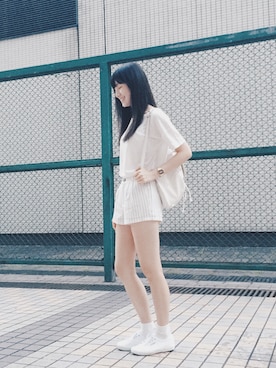 carrieyeungさんの「SUPERGA (スペルガ）　2750スニーカー」を使ったコーディネート