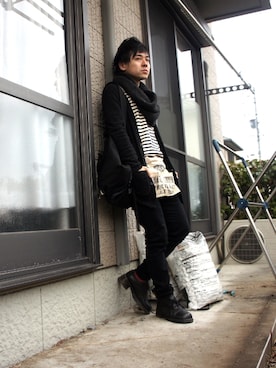 のぼさん(メンズ・164cm)の冬コーディネート