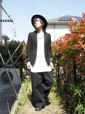 「Pledge（プレッジ）のアイテム（ジャケット/アウター）」を使った、のぼさん（メンズ・164cm）の春コーディネート