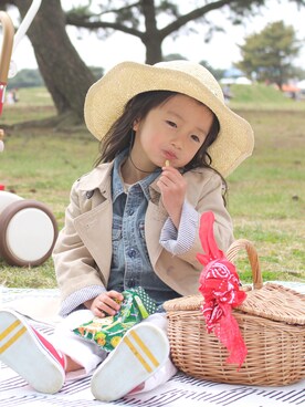 kinaさん(キッズ・90cm)の春コーディネート