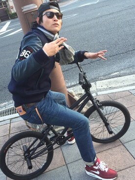 「430（フォーサーティ）のアイテム（ジャケット/アウター）」を使った、Yoshiakiさん（メンズ・182cm）の冬コーディネート