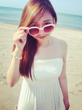 「LOVFEE（ラッフィ）のアイテム」を使った、LOVFEEさん（レディース・162cm）の夏コーディネート