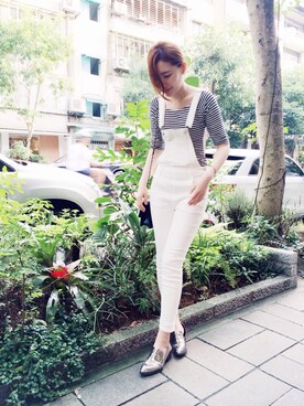 「LOVFEE（ラッフィ）のアイテム」を使った、LOVFEEさん（レディース・163cm）の夏コーディネート
