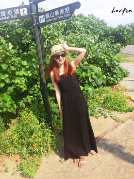 「LOVFEE（ラッフィ）のアイテム」を使った、LOVFEEさん（レディース・159cm）の夏コーディネート