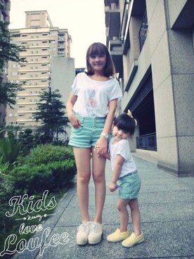 「LOVFEE（ラッフィ）のアイテム」を使った、LOVFEEさん（レディース・155cm）の夏コーディネート