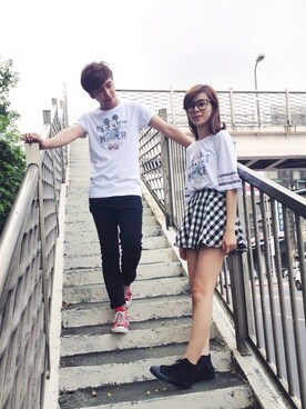 「LOVFEE（ラッフィ）のアイテム」を使った、LOVFEEさん（レディース・168cm）の夏コーディネート