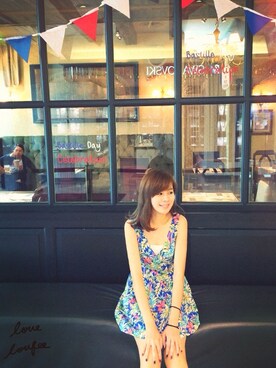 「LOVFEE（ラッフィ）のアイテム」を使った、LOVFEEさん（レディース・168cm）の夏コーディネート
