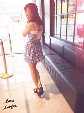 「LOVFEE（ラッフィ）のアイテム」を使った、LOVFEEさん（レディース・168cm）の夏コーディネート