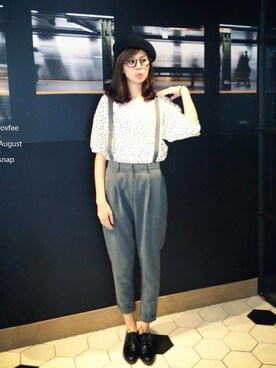 「LOVFEE（ラッフィ）のアイテム」を使った、LOVFEEさん（レディース・168cm）の秋コーディネート