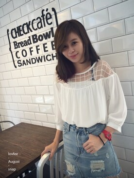 「LOVFEE（ラッフィ）のアイテム」を使った、LOVFEEさん（レディース・168cm）の秋コーディネート