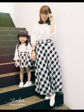 「LOVFEE（ラッフィ）のアイテム」を使った、LOVFEEさん（レディース・155cm）の秋コーディネート