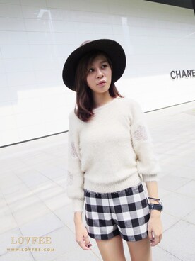 「LOVFEE（ラッフィ）のアイテム」を使った、LOVFEEさん（レディース・168cm）の秋コーディネート