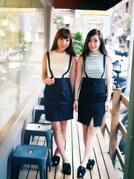 「LOVFEE（ラッフィ）のアイテム」を使った、LOVFEEさん（レディース・158cm）の秋コーディネート