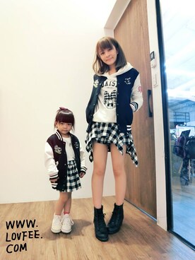「lovfee」｜「アイテム（ジャケット/アウター）」を使った、LOVFEEさん（レディース・155cm）の秋コーディネート