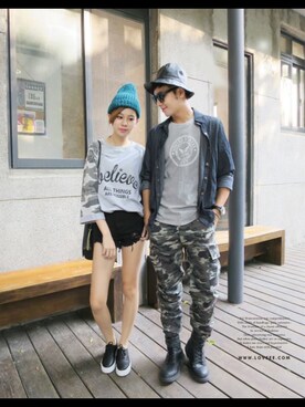 「LOVFEE（ラッフィ）のアイテム」を使った、LOVFEEさん（レディース・168cm）の秋コーディネート