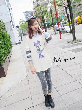 「LOVFEE（ラッフィ）のアイテム」を使った、LOVFEEさん（レディース・168cm）の秋コーディネート