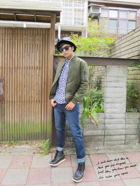 「LOVFEE（ラッフィ）のアイテム」を使った、LOVFEEさん（メンズ・178cm）の秋コーディネート