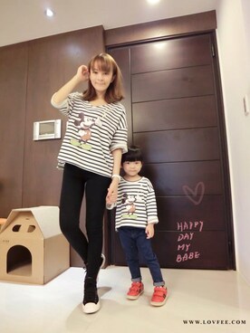 「LOVFEE（ラッフィ）のアイテム」を使った、LOVFEEさん（レディース・155cm）の秋コーディネート