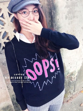 「LOVFEE（ラッフィ）のアイテム」を使った、LOVFEEさん（レディース・165cm）の秋コーディネート