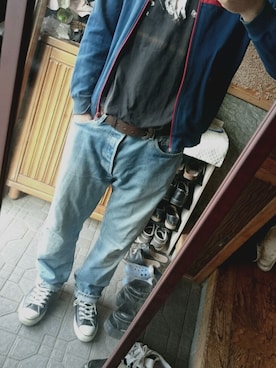 「アイテム（ジャージ）」を使った、TAKAさん（メンズ・176cm・20代）の秋コーディネート
