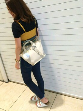 「LILY BROWN（リリーブラウン）のアイテム（キャミソール）」を使った、neneさん（レディース・159cm）の秋コーディネート