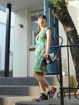 「カジュアルダウン」｜「アイテム（その他）」を使った、Chie＊さん（レディース・159cm）の夏コーディネート