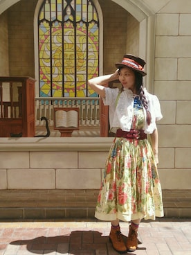 「コットンレース」｜Chie＊さん（レディース・159cm）の夏コーディネート