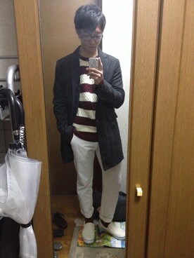 「Doublefocus（ダブルフォーカス）のアイテム（ジャケット/アウター）」を使った、kanchanさん（メンズ・175cm）の秋コーディネート