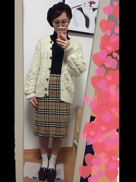 「Daniel Wellington」｜unaさん（レディース・154cm）の冬コーディネート