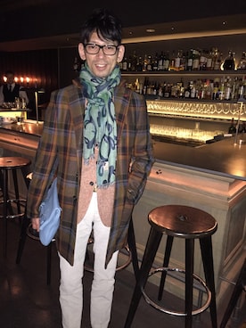 「ISAIA（イザイア）のアイテム」を使った、paythemanさん（メンズ・172cm）の冬コーディネート