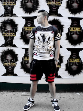 「musium div（musium div）のアイテム」を使った、Howieさん（メンズ・175cm）の秋コーディネート