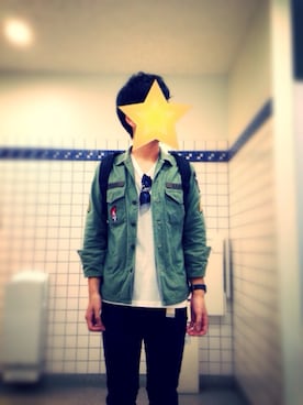 くまもんさん（メンズ・183cm）の秋コーディネート