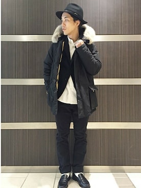 ivory court南町田店スタッフさん(メンズ・172cm)の冬コーディネート