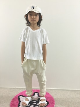 「ドラフトCO」｜「アイテム（その他）」を使った、Kooou!!!!さん（キッズ・120cm）の夏コーディネート