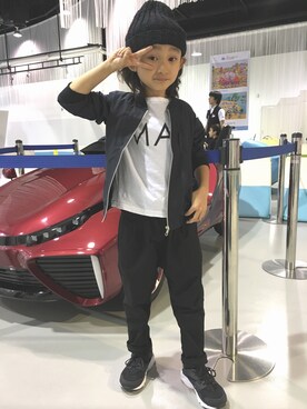 「ラブ＆ピース2016」｜「アイテム（ジャケット/アウター）」を使った、Kooou!!!!さん（キッズ・120cm）の秋コーディネート