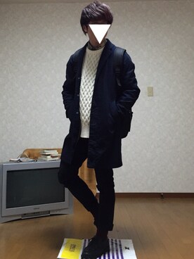 かにかまさん(メンズ・170cm)の冬コーディネート