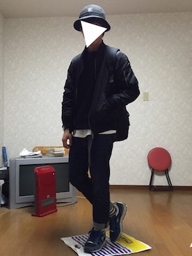 「KangaROOS（カンガルーズ）のアイテム」を使った、かにかまさん（メンズ・170cm）の冬コーディネート