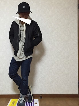 かにかまさん（メンズ・170cm）の春コーディネート
