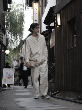 「スタイリング」｜「アイテム（その他）」を使った、さとけんさん（メンズ・178cm）の春コーディネート