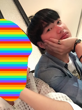 「Marc by Marc Jacobs（マークバイマークジェイコブス）のアイテム（リング）」を使った、haaaa~dungeonさん（メンズ・180cm）の秋コーディネート