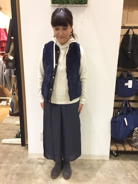 「coen（コーエン）のアイテム（ジャケット/アウター）」を使った、モナコさん（レディース・165cm）の秋コーディネート