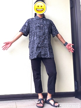ぼーさん（メンズ・169cm）の夏コーディネート