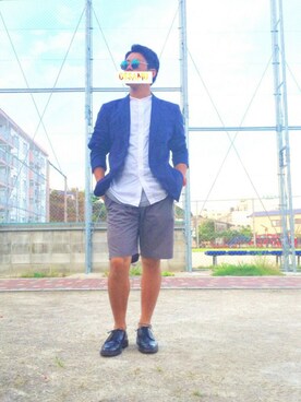 ぼーさん（メンズ・169cm）の夏コーディネート